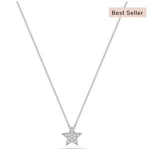 14k White gold Dana Rebecca Designs Julianne Himiko star necklace